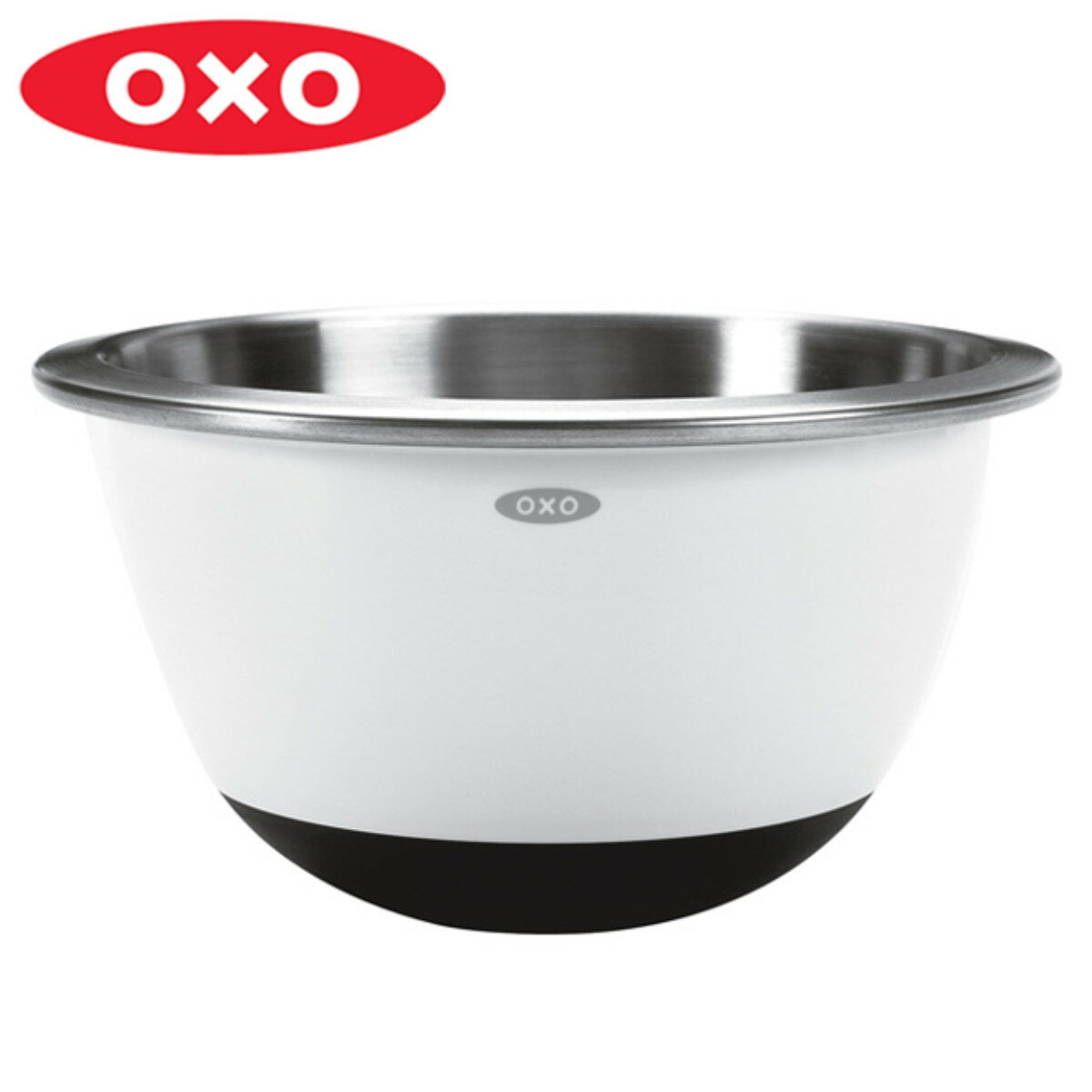 OXO ステンレス ミキシングボウル S （ オクソー 食洗機対応 ボウル ボール すべり止め付き 1.4L 調理用ボウル 下ごしらえ ステンレス製 キッチン小物 キッチンツール ）