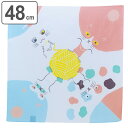 風呂敷 中巾 どうぶつコチャエ ネコピンク/ブルー 48cm ランチクロス ( ふろしき 日本製 お弁当包み フロシキ furoshiki ナフキン プレゼント...