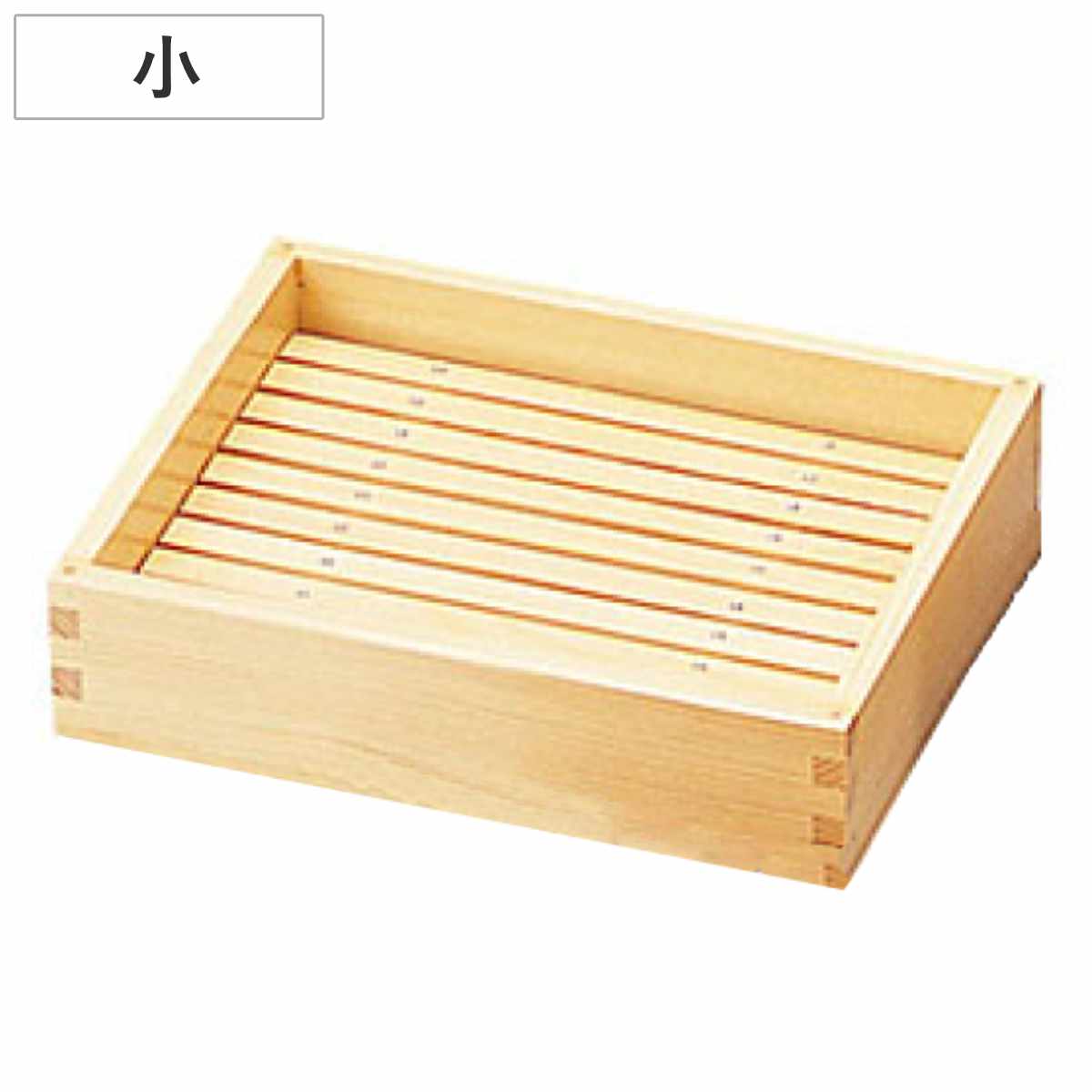 しゃぶしゃぶバット 小 目皿付き 木製 白木 （ 鍋用バット ネタ箱 しゃぶしゃぶ用 盛り付けバット しゃぶ鍋バット 本格的 盛り付け バット 木製ざる 木製トレー 鍋皿 ）