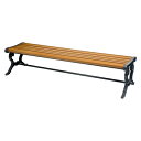 屋内外対応ベンチ 背なし 幅180×奥行55.4×高さ40cm YB-74L-WN ECO ( 法人限定 送料無料 山崎産業 コンドル ベンチ 屋外 屋内 イス...