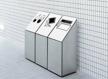【法人限定】 ゴミ箱 ダストボックス分別 NK-4245 3連 送料無料