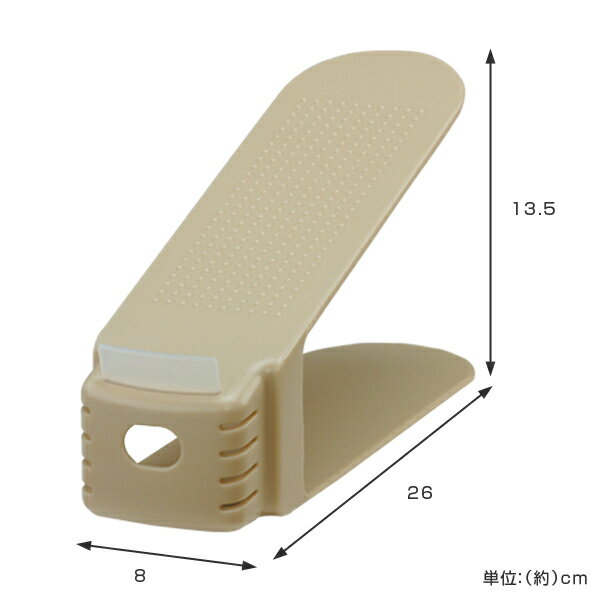 靴　収納　くつホルダー　スリム　6個セット （ 靴ホルダー 収納 靴箱整理 グッズ スリム 靴 靴箱 下駄箱 くつ クツ シューズホルダー 靴収納スペース1/2 省スペース レディース ）