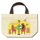 ランチバッグ 糸井忠晴 コットンランチバッグ NEKO CAFE ( ネコ トートバッグ 帆布トートバッグ 弁当袋 お弁当袋 お弁当入れ ランチトートバッグ お弁当バッグ キャンバス バッグ 手提げ 買い物 お弁当 弁当 )