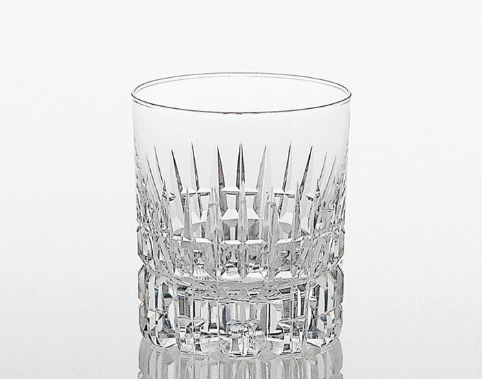 カガミクリスタル　特選切子ロック名入れグラス 名入れグラス 代引き不可 カガミクリスタル KAGAMI CRYSTAL 冷酒杯 タンブラーグラス ロックグラス T483-642レリーフ料込み グラス名入れ化粧箱入り