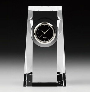 カガミクリスタル KAGAMI CRYSTAL Q427 オプティカルクロック 置時計