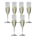 6本セット 送料無料・RIEDEL リーデル ヴィノム(ビノム) シャンパングラス ≪6本セット≫ 6416/8 6416/08 ラッピング・メッセージカード無...
