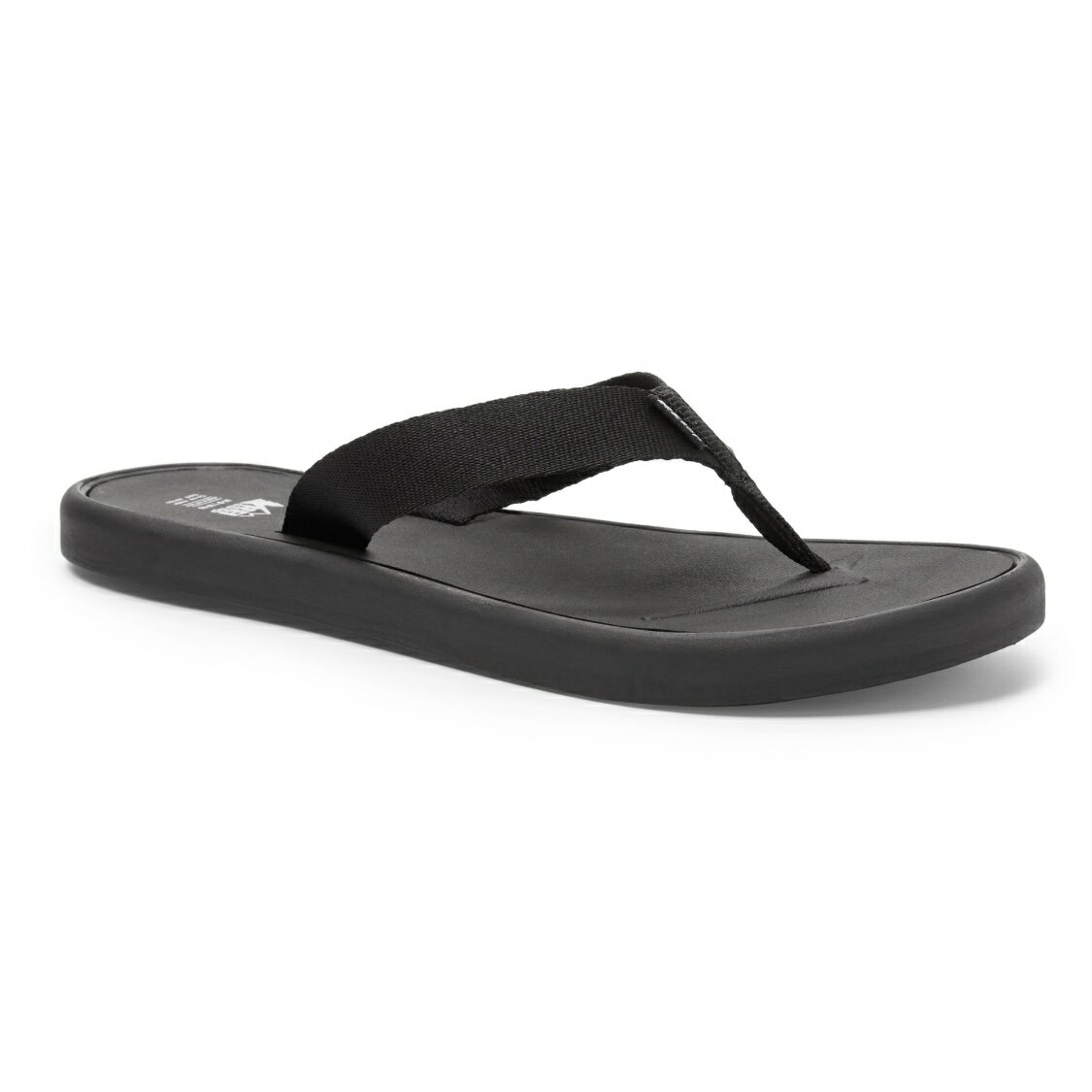 REI Co-op Black Recycled Strap Flip-Flops ビーチサンダル