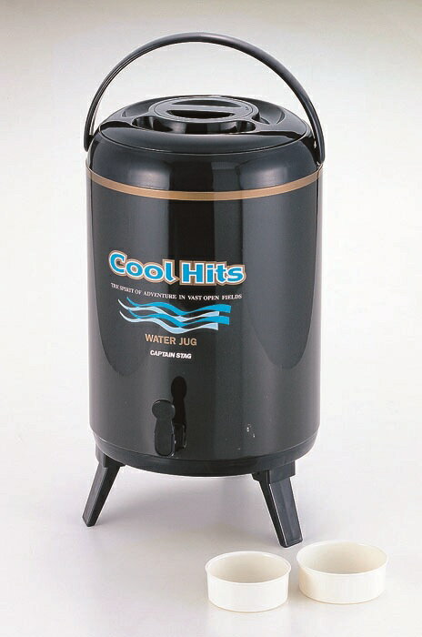 ウォータージャグ 10L 保冷 保温 CAPTAIN STAG キャプテンスタッグ クールヒッツ M-5028 カップ2個付き キャンプ アウトドア スポーツ 水分補給 BBQ 行楽 送料無料通販格安セール情報 楽天 通販