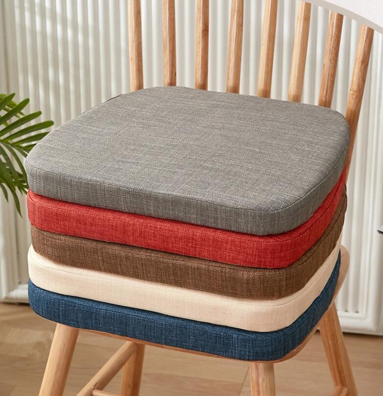 チェア クッション 椅子 クッション 座布団 紐付き シート クッション ダイニングチェア クッション イ..