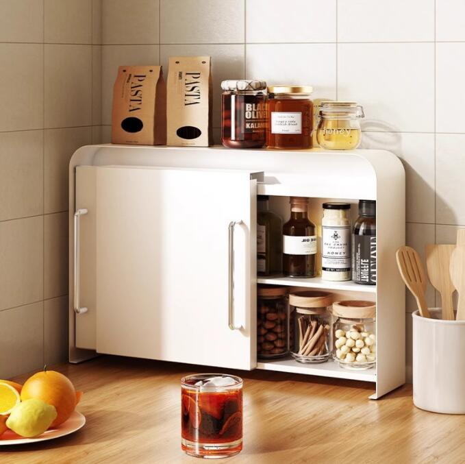 隠せる調味料ラック コップラック 調味料置き 隠せる隙間 キッチンサイド スパイスラック 調味料引き出し コンロサイド 大容量 キッチン収納 隙間収納 キッチンストッカー 省スペース 単層