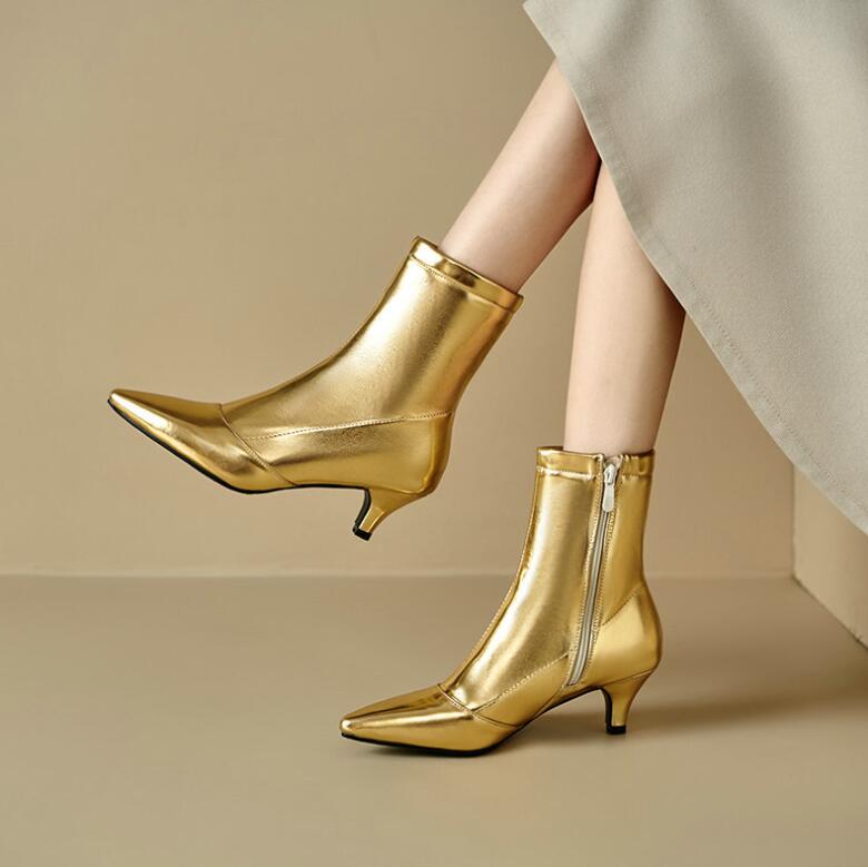 送料無料 ブーティ ブーツ ショートブーツ レディース 歩きやすい 滑りにくい 痛くない ミドルヒール ..