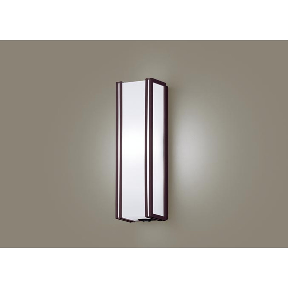パナソニック[LGWC81423LE1]エクステリア　壁直付型　LED（昼白色）　ポーチライト　拡散タイプ　防雨型・FreePaお出迎え・フラッシュ・段調光省エネ型・明るさセンサ付　白　エクステリア