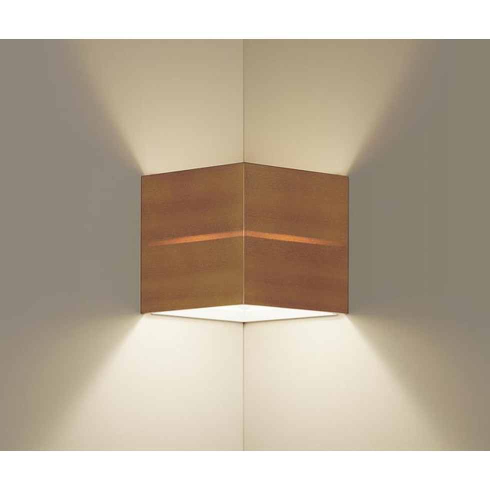 パナソニック[LGB87011F]壁直付型　LED（電球色）　入隅コーナー用ブラケット　LED電球交換型　白熱電球50形1灯器具相当