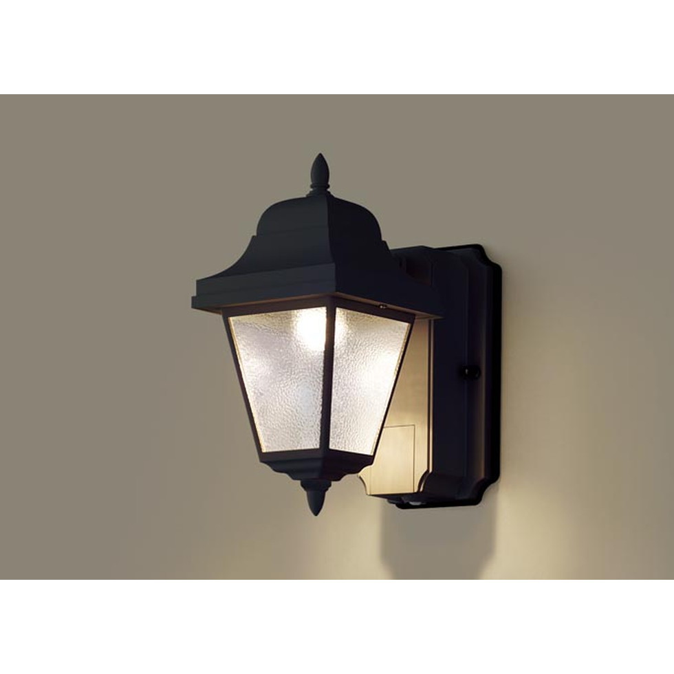 パナソニック[LGWC80230LE1]エクステリア　壁直付型　LED（電球色）　ポーチライト　密閉型・拡散タイプ　防雨型・FreePaお出迎え・明るさセンサー付・段調光省エネ型　白熱電　エクステリア