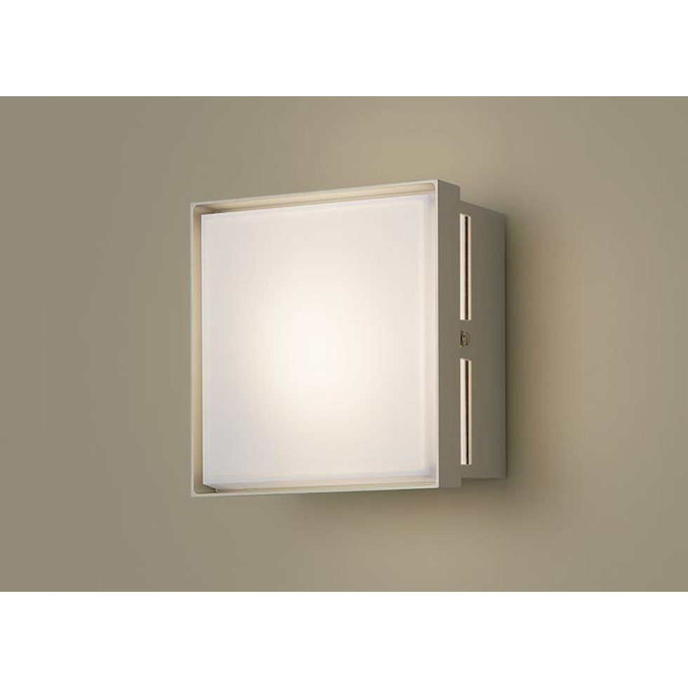 パナソニック[LGWC85221Y]エクステリア　壁直付型　LED（電球色）　ポーチライト　密閉型　LED電球交換型・防雨型・FreePaお出迎え・点灯省エネ型・明るさセンサー付　白熱電球　エクステリア