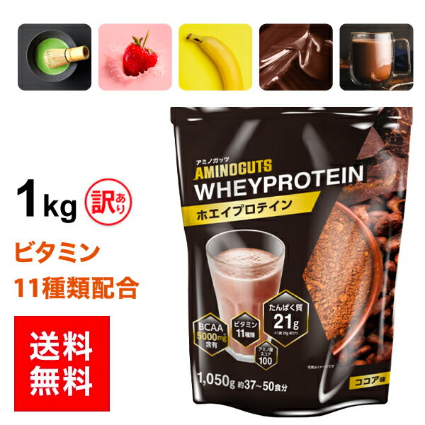 【1食あたり44円～】 プロテイン 約1kg 50食分 国内生産 高評価レビュー多数 送料無料 最安値に挑戦中 | ホエイプロ…