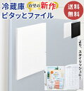 【 新作 】 キングジム KINGJIM スキットマン 冷蔵庫ピタッとファイル A4 見開きタイプ ポケットタイプ A4変形 マグネットタイプ 白 シロ 黒 クロ マグネット付 プリント収納 冷蔵庫 メモ 献立表 給食 整理 A3 【 書類整理タイプ 】