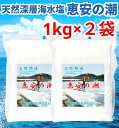 【1000円オフクーポン配布中】 恵安の潮 1kg × 2袋セット お徳用パック ミネラル 恵安の塩 天日塩 塩 けいあん けいあんの塩 けいあんの潮 天然塩 ...
