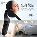 BODYREX 筋膜ローラー 筋膜リリースローラー マッサージローラー 電動フォームローラー ストレッチローラー マッサージ機 マッサージ器 肩こり 腰痛 肩 首 腰 全身 ストレッチ 足 腕 太もも 父の日 母の日 ギフト プレゼント LIworld