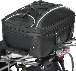 シートバッグ バイク用 バイクラックバッグ シートバッグ ツーリングバッグ 20-30L大容量 ヘルメットバッグ 容量拡張機能 防水 耐久性 仕分けポケット内蔵