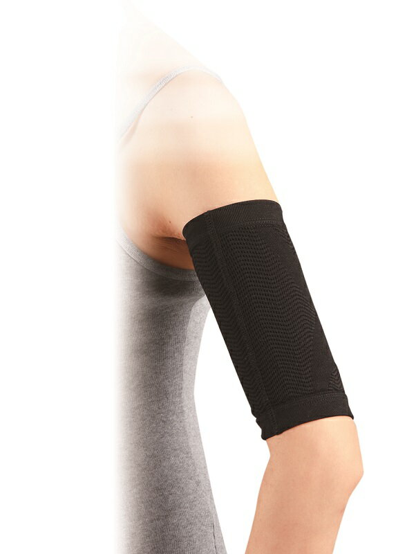 二の腕すっきりスリムシェイパー2枚組 凹凸感のある特殊ウェーブ編みでマッサージ効果 セルヴァン メール便送料無料【箱から取り出してメール便で発送致します】