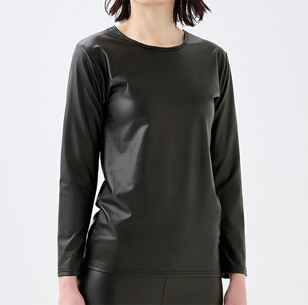 防風保温ストレッチウエア レディース　二層構造で冷たい風をシャトアウト　あったかインナー　セルヴァン メール便送料無料 3