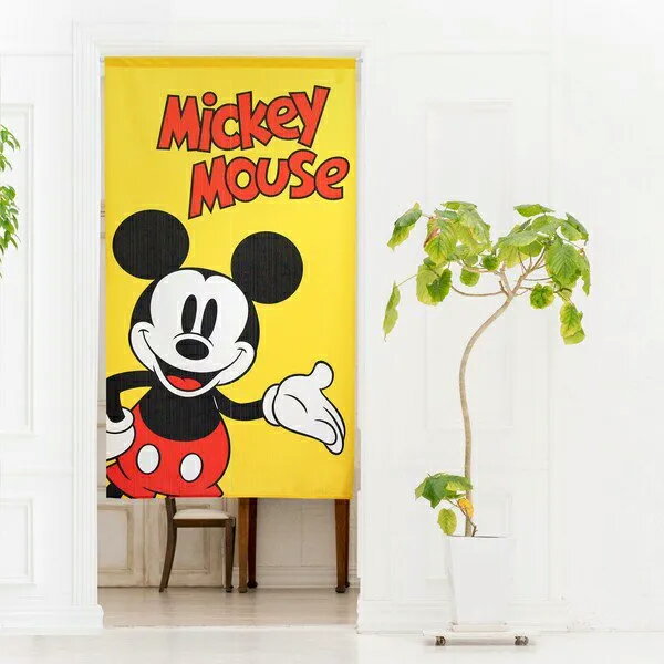 樂天商城 - メール便送料無料　Disney　ミッキーのれん（BIG　MICKEY）　日本製　【メーカーよりの直送品の為、キャンセル不可、他の商品との同梱不可】