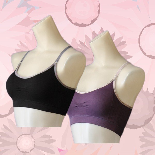 超お得 スポーツブラ ノンワイヤーブラ ヨガブラ ハーフトップブラ メール便送料無料