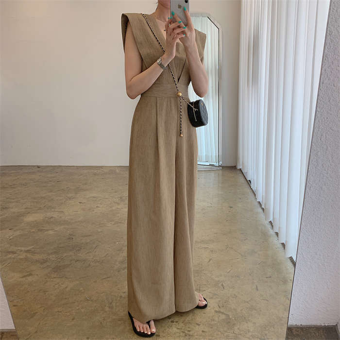 オールインワン レディース サロペット パンツ ワイドパンツ 春 夏 秋 ゆったり 体型カバー 女性 可愛い ワイドシルエット 大きいサイズ シンプル おしゃれ ゆったり カジュアル ナチュラル 着痩せ リゾート ママコーデ