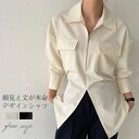 シャツ ブラウン 長袖 ロング丈 シャツ 大きいサイズ チュニック レディース 秋 春 無地 長袖 ゆったり オシャレ シンプル カジュアル 着回し ビッグシルエット 着瘦せ 体型カバー ゆったり 着回し抜群