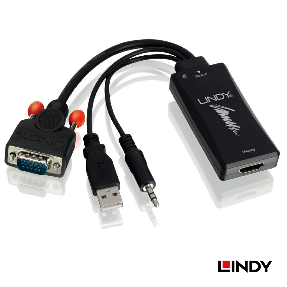 Rakuten - 【送料無料】LINDY VGA+オーディオ to HDMI 1080p 変換アダプタ