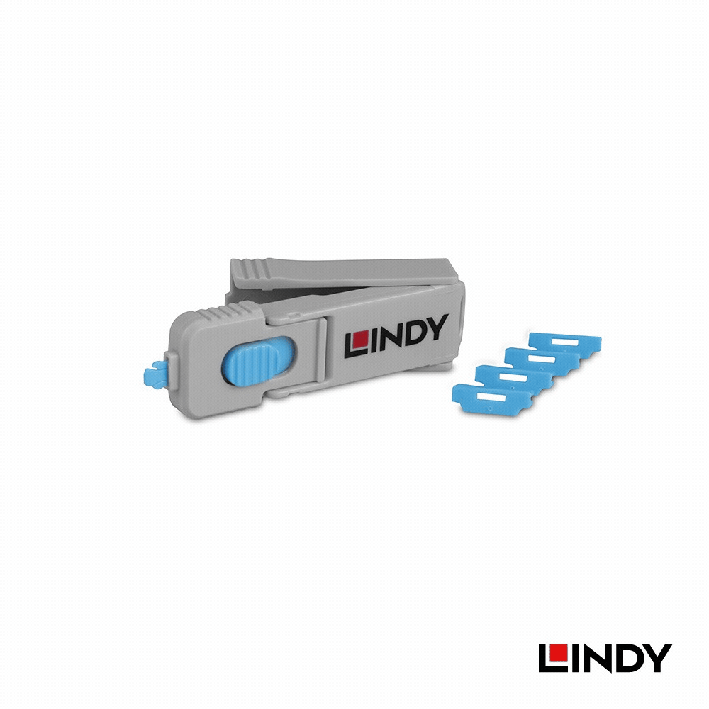 乐天商城 - LINDY HDMI / DISPLAYPORT ポートブロッカーセット（専用キー x 1本、ブロッカー x 4個）セキュリティ対策、ブルー 鍵付き セット HDMIロック DP 挿入防止 塞ぐ 端子 保護 防塵 誤挿入防止 情報漏洩 セキュリティロック 鍵1本 ブロッカー4個入り ポートガード 物理キー
