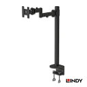 【送料無料】【10%OFFクーポンあり】【購入特典付き】LINDY C型クランプ式ポール付き 高耐荷重 水平多関節 液晶モニターアーム VESA規格 プレゼント...