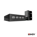 【送料無料】LINDY 50m USB2.0 4ポート エクステンダー 最大480Mbpsの転送速度、差し込みしてすぐ使え、プラグとプレイに対応