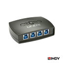 【送料無料】LINDY USB3.2 4ポート手動切替器 各種USBデバイスに対応 OSシステムに対応 1台のUSB3.2デバイスを4台のコンピュータに提供して切り替え可能 USB2.0 / USB1.1との下位互換性があります