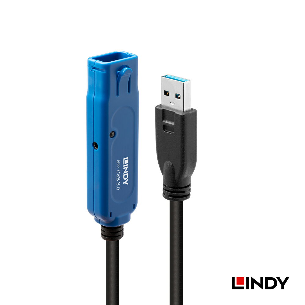 【送料無料】【10％OFFクーポン配布中】【レビューでさらにクーポンGET】LINDY 8m USB3.0アクティブ延..