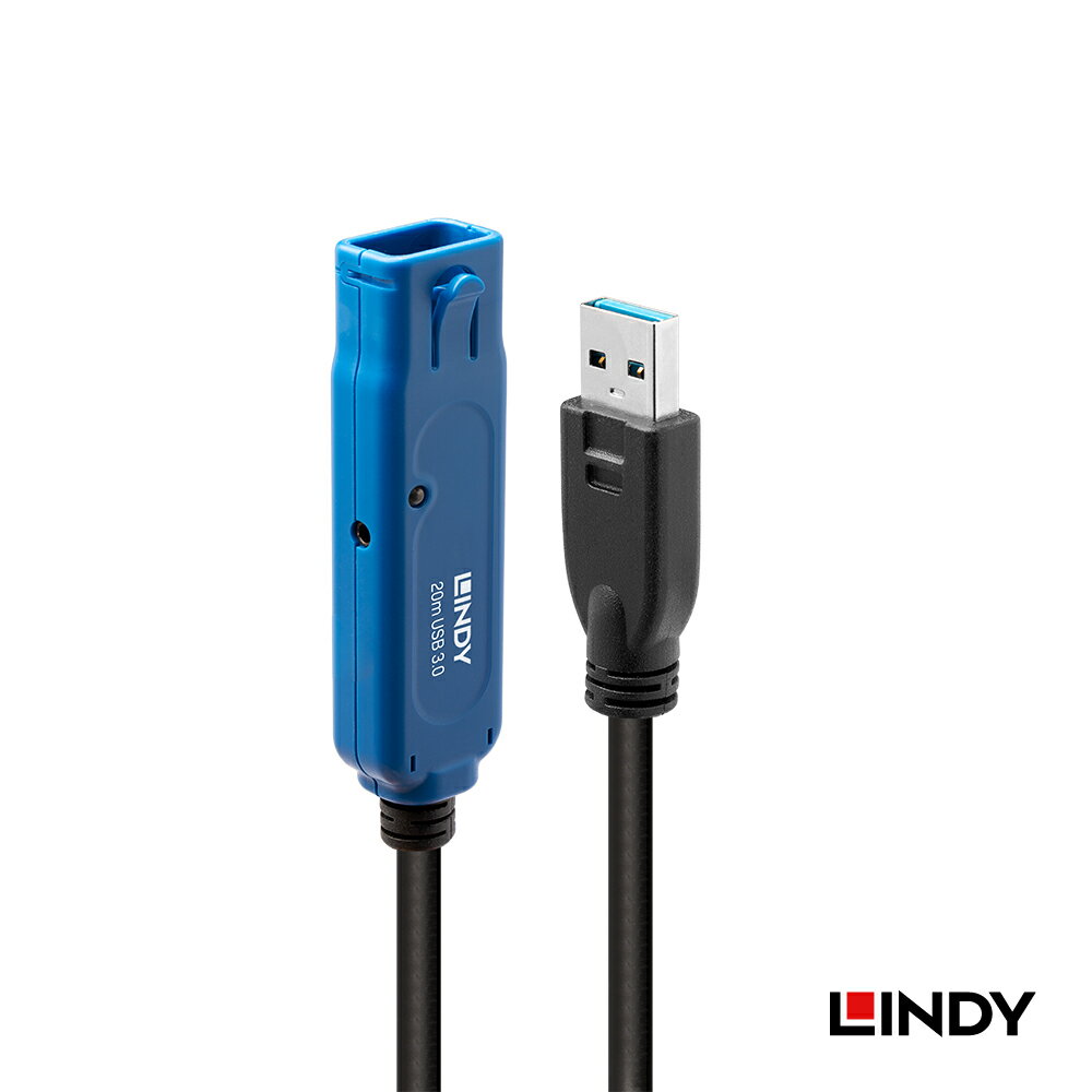 【送料無料】【10％OFFクーポン配布中】【レビューでさらにクーポンGET】LINDY 20m USB3.0 アクティブ延長ケーブル 高速データ転送・信号強化・長距離接続・高品質・安定動作・PC周辺機器対応 拡張USB3.0信号をサポート 最大伝送速度5Gbps 過電流負荷保護機能設計