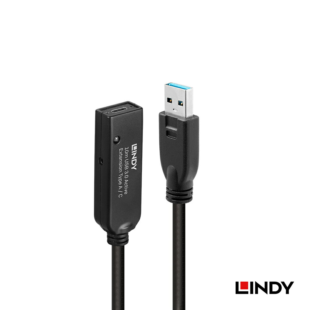 【送料無料】【10％OFFクーポン配布中】【レビューでさらにクーポンGET】LINDY 10m USB3.2 Gen1 Type-A..