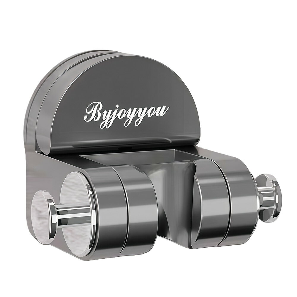 Mocay シャワーヘッド 強力吸着 吸盤式 穴あけ不要 押すだけ 角度調整可能 簡単 吸盤 シャワーホルダー シャワーラック 吸盤式シャワーホルダー インテリア 工事不要 バス用品 シャワー用パーツ 吸盤フック シャワーハンガー 取り外し可能 浴室用ラック-はいいろ-JH701