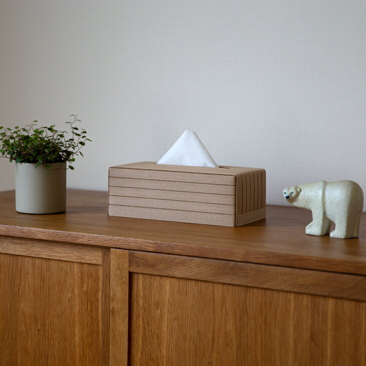 バンドシー ティッシュケース Tall ナチュラル 全10色 Bandc Tissue Case Tall Natural 日本製 エリエール コットンフィール クリネックス ティシュー ローション 肌うるる ナクレ に対応 BT0703 [3]