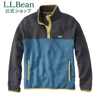 【公式】エルエルビーン セーター フリース プルオーバー カラーブロック フリース ジャケット メンズ アウトドア ブランド ハーフジップ 防寒 L.L.Bean LLBean l.l.bean llbean llビーン llbeen