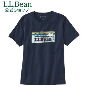 【公式】エルエルビーン グラフィック ティ スタンプ カタディン Tシャツ ウィメンズ レディース アウトドア ブランド 半袖 綿100% L.L.Bean LLBean l.l.bean llbean llビーン llbeen
