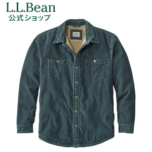 【公式】エルエルビーン 1912 ヘリテージ ラインド シャツ ジャック コーデュロイ L.L.Bean LLBean l.l.bean llbean llビーン llbeen アウター アウトドア メンズ 裏ボア 裏地付き フリース 長袖