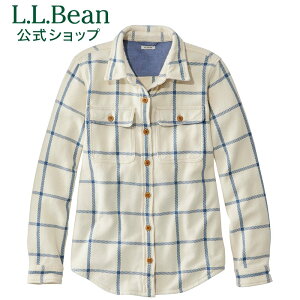 【公式】エルエルビーン 1912 オーバーシャツ シャツ 長袖シャツ ジャケット シャツジャケット ウィメンズ レディース アウトドア ブランド 厚手 綿100 チェック L.L.Bean LLBean l.l.bean llbean llビーン llbeen