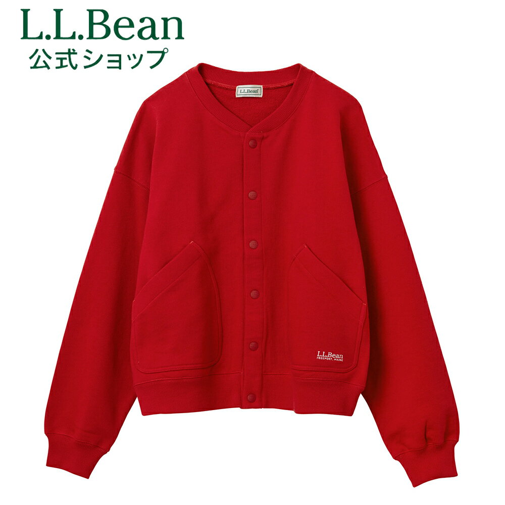 【公式】 エルエルビーン ビーンズ フレンチ テリー カーディガン スウェットカーディガン カーデ 羽織り レディース ウィメンズ アウトドア ブランド 長袖 スナップボタン コットン ゆったり カジュアル L.L.Bean LLBean llビーン llbeenのサムネイル