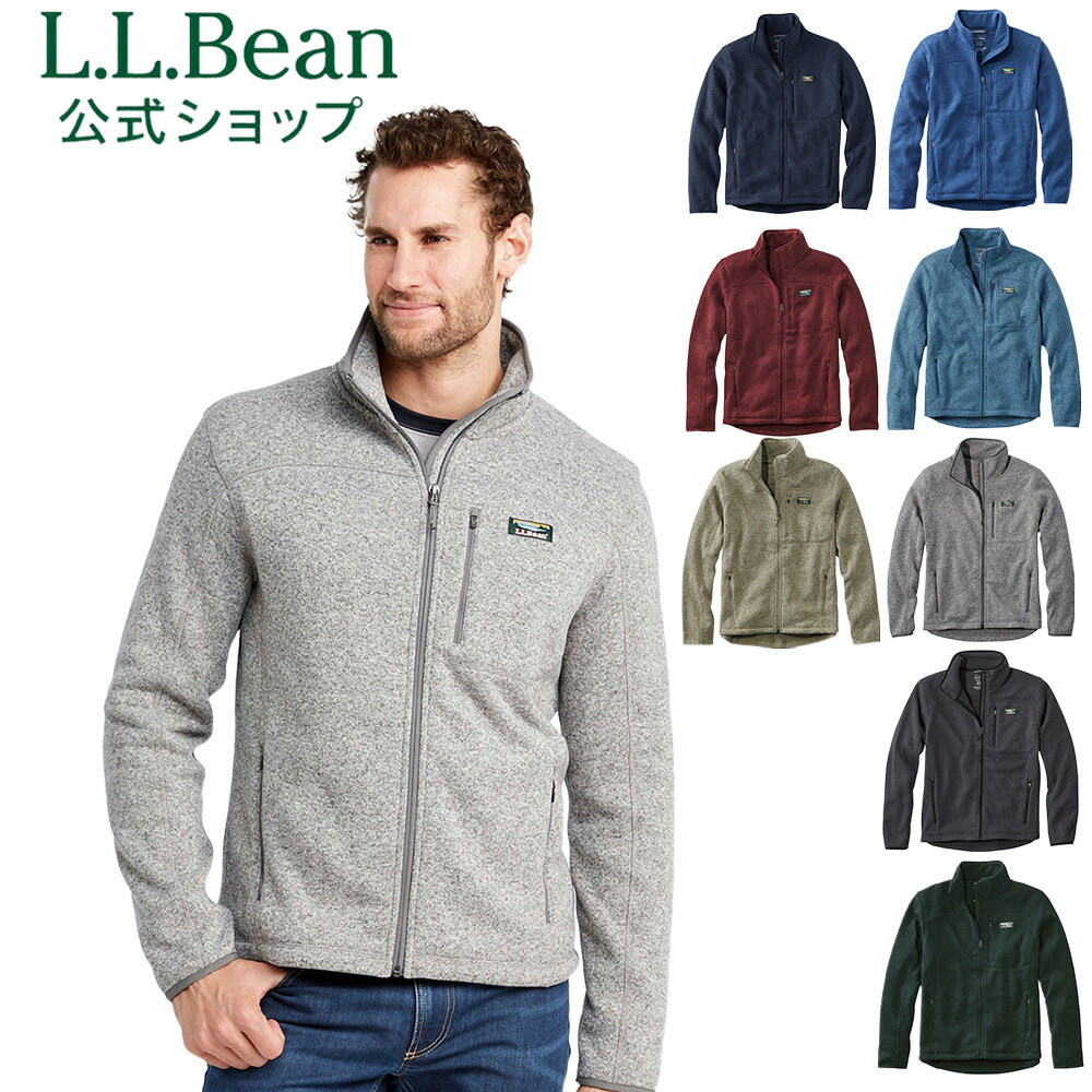 【公式】エルエルビーン セーター フリース フルジップ ジャケット | ジップアップ メンズ アウトドア ブランド ロゴ L.L.Bean LLBean llビーン llbeen フルジップジャケット トップス メンズウェア メンズアウター キャンプ ギフト プレゼント