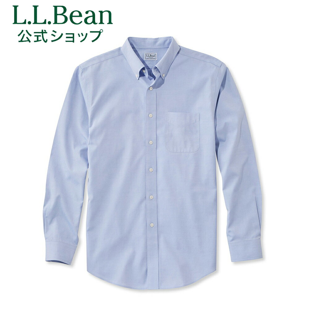 【SALE全品ポイント10倍】【公式】エルエルビーン リンクルフリー 形態安定 ピンポイント オックスフォード クロス シャツ スライトリー フィット 無地 オックスフォードシャツ 長袖シャツ メンズ アウトドア ブランド L.L.Bean LLBean llビーン llbeenのサムネイル