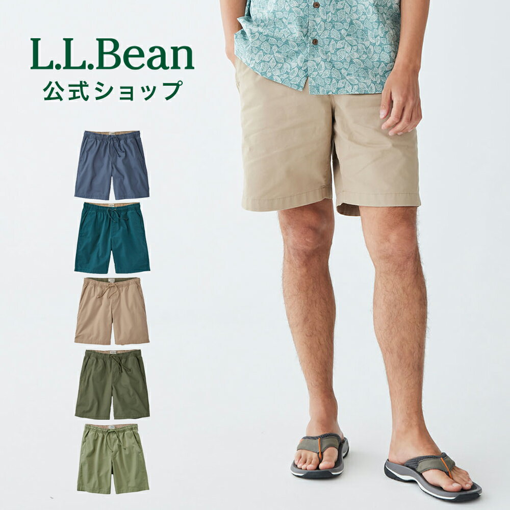 楽天L.L.Bean公式オンラインストア【5/13までクーポンで10％オフ】【公式】エルエルビーン ドック ショーツ 8インチ | ショートパンツ ハーフパンツ 短パン 半パン メンズ アウトドア ブランド 綿100％ オーガニック コットン L.L.Bean LLBean llビーン llbeen ズボン 夏 スポーツ 涼しい ウォーキング