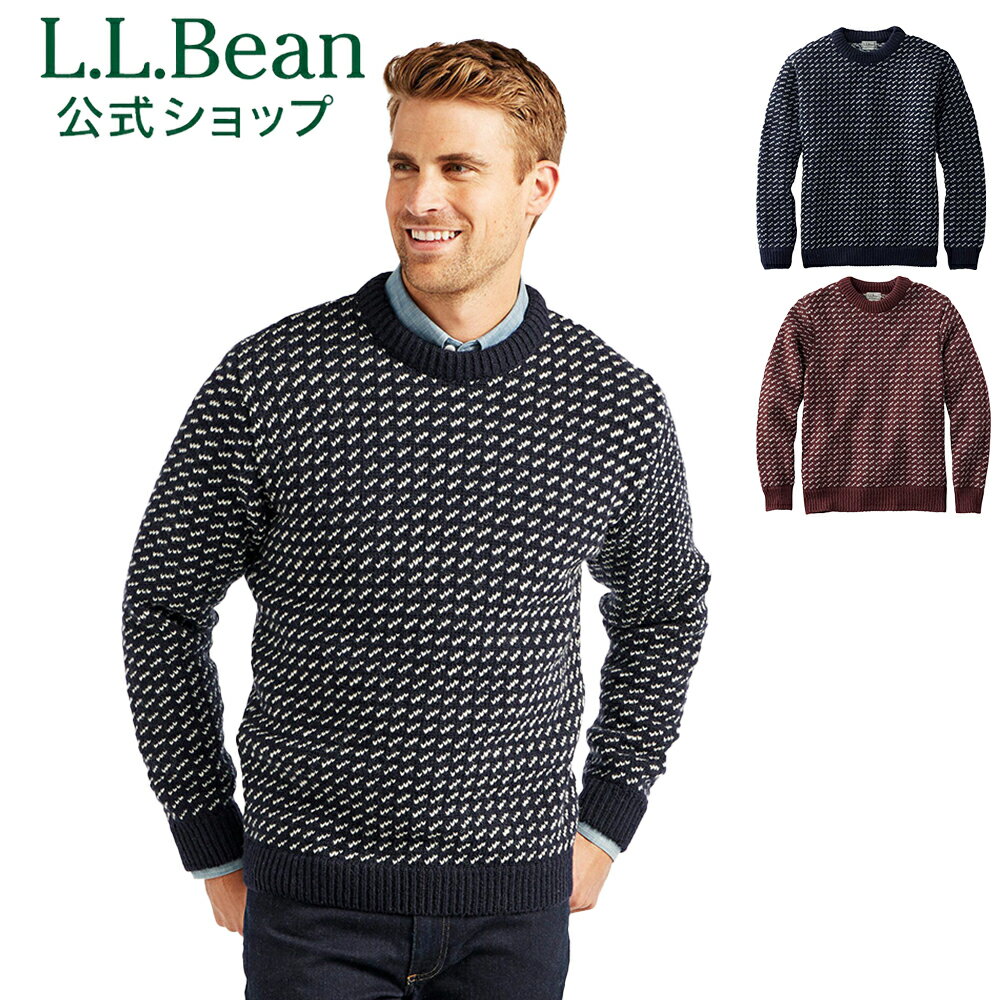 【公式】 エルエルビーン ノルウェージャン セーター | ニット メンズ アウトドア ブランド クルーネック 丸首 ウール 100% ノルウェー L.L.Bean LLBean llビーン llbeen メンズニットセーター メンズニット メンズセーター ウールニットのサムネイル