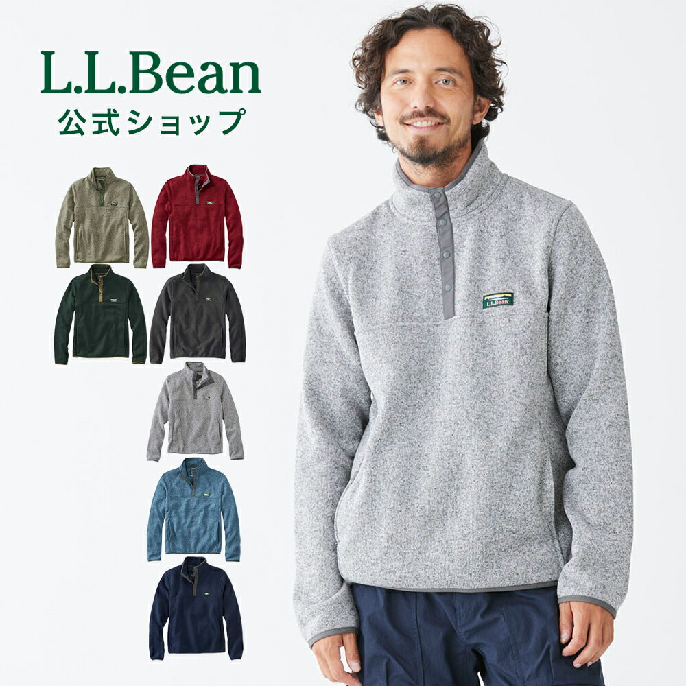 【スーパーSALE15%OFF】【公式】エルエルビーン セーター フリース プルオーバー | ジャケット メンズ アウトドア ブランド ハーフジップ 防寒 L.L.Bean LLBean llビーン llbeen フリーストレーナー トレーナー トップス 冬 長袖 ゴルフ 暖かい アウトドアウェア